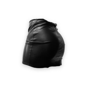 Sorely Faux Leather Miniskirt
